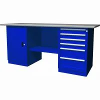 Верстак с двумя тумбами OMBRA OWB2-16, 1900х686х845 мм